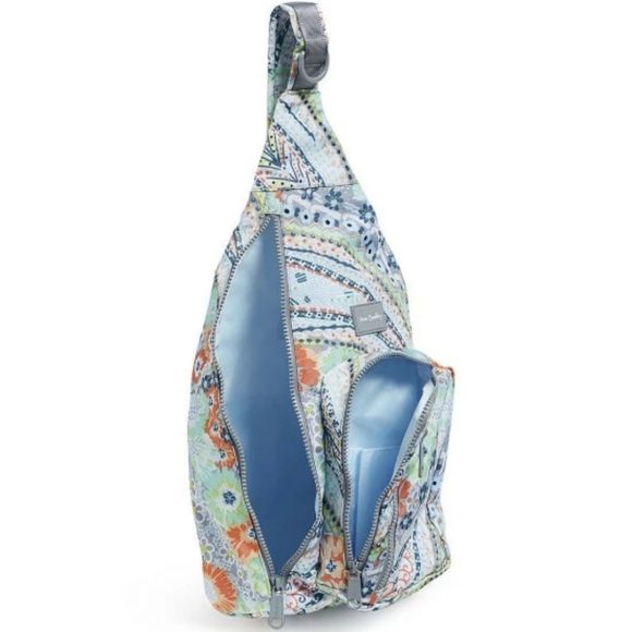 Vera Bradley ReActive Floral Citrus Paisley Mini Sling Backpack - Picture 3 of 8